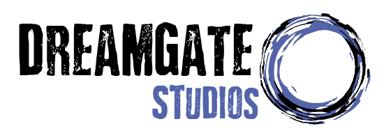 Dreamgate Studios Logo Black